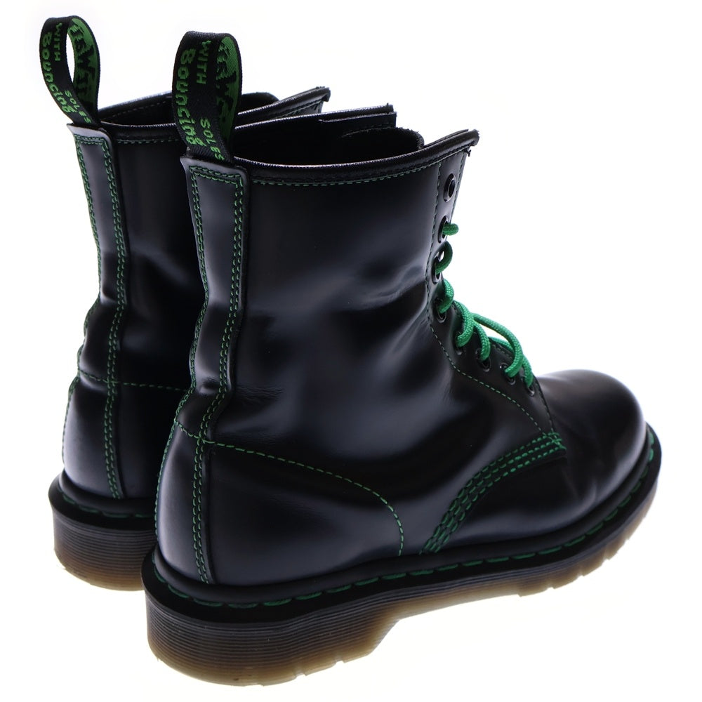 Dr.Martens(ドクターマーチン) Green Stitch Smooth グリーンステッチスムース ハイカットブーツ ブラック/グリーン 1460GS