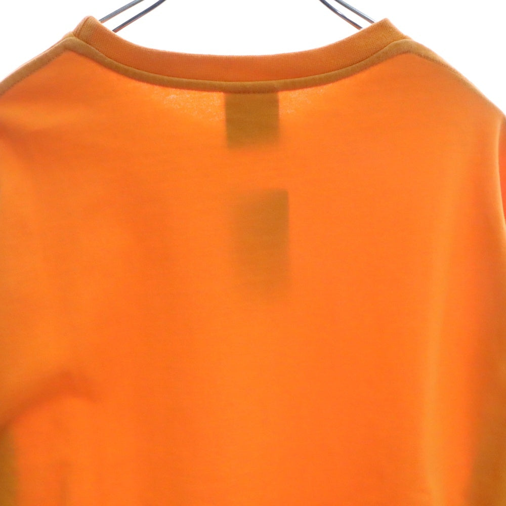 VETEMENTS(ヴェトモン) 16SS Arm Print L/S Tee アームプリント オーバーサイズ 長袖Tシャツ オレンジ SS16TP14