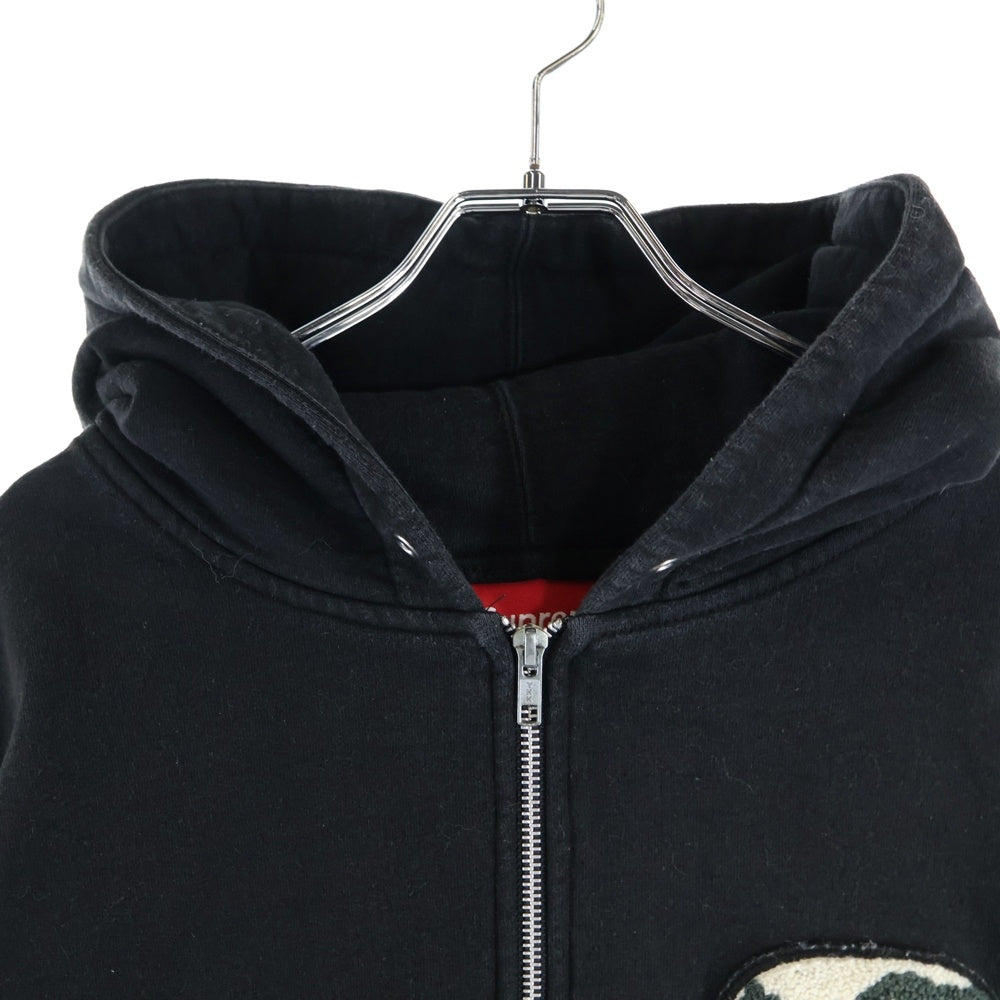 SUPREME(シュプリーム) 20SS WORLD FAMOUS ZIP UP HOODIE ワールド フェイマス ジップアップ フーディー スウェットパーカー ブラック