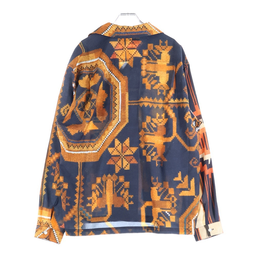 Children of the discordance(チルドレンオブザディスコーダンス) Second Edition PD PRINT LONG SLEEVE SHIRT 総柄長袖シャツ オレンジ COTDSE-243008