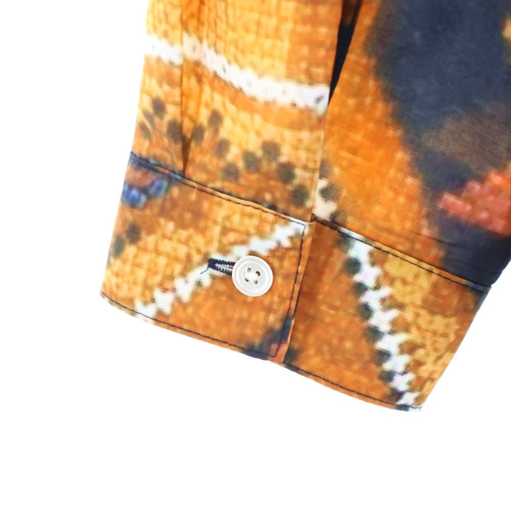 Children of the discordance(チルドレンオブザディスコーダンス) Second Edition PD PRINT LONG SLEEVE SHIRT 総柄長袖シャツ オレンジ COTDSE-243008