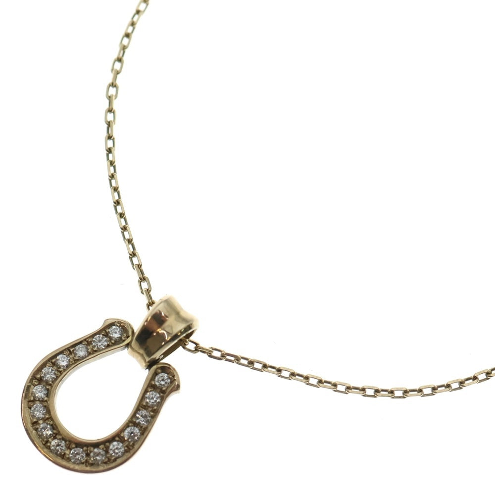 Sympathy of Soul(シンパシーオブソウル) 10K Horseshoe Lg w/D ラージホースシュー ダイヤモンドネックレス イエローゴールド SO-P1302GD