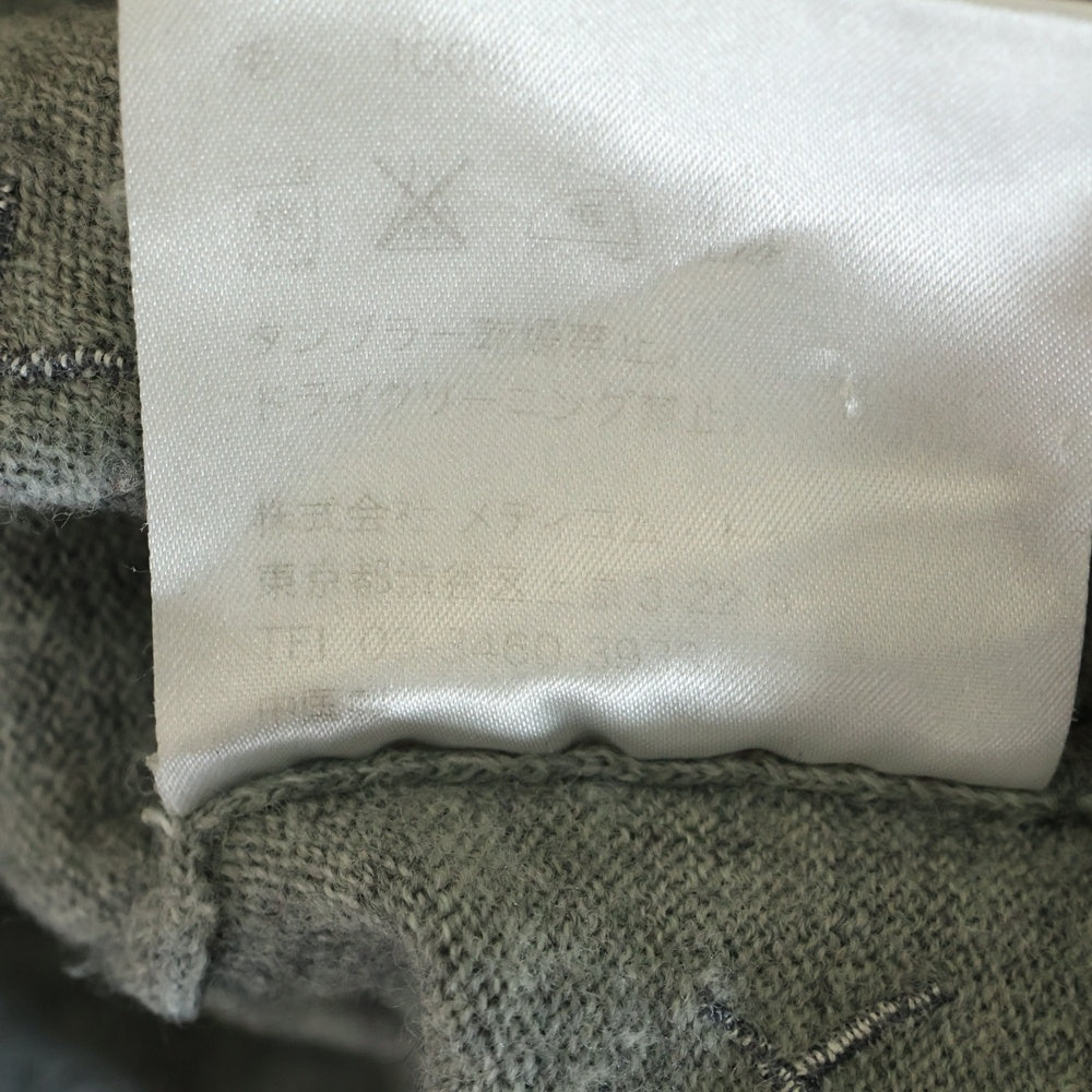 Original Fake(オリジナルフェイク) KAWS Sweater 刺繍クルーネックニットセーター グレー