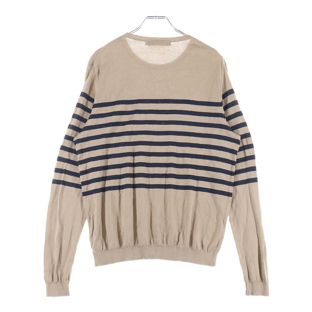 UNDERCOVER(アンダーカバー) 07SS Sweater ボーダー クルーネックニットセーター ベージュ 7S267-K5