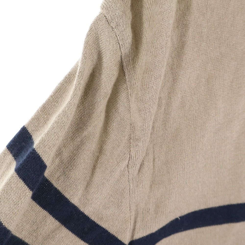 UNDERCOVER(アンダーカバー) 07SS Sweater ボーダー クルーネックニットセーター ベージュ 7S267-K5