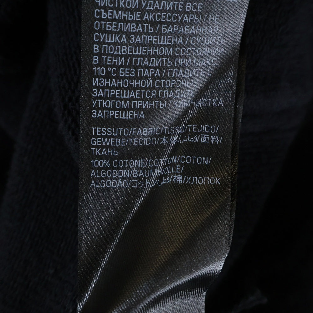 BALENCIAGA(バレンシアガ) BFRND Series Hoodie ダメージ加工 プルオーバースウェットパーカー フーディー ブラック 739024 TQVG7