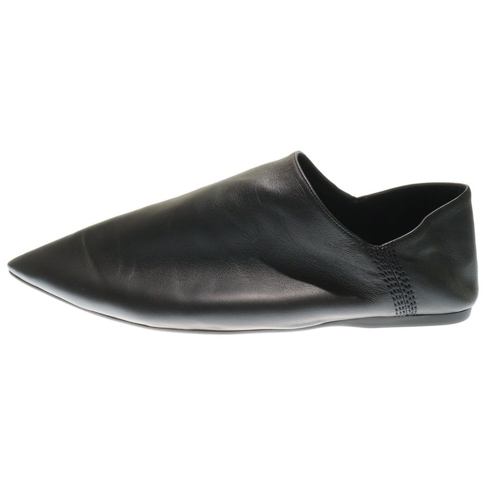 BALENCIAGA(バレンシアガ) FLAT MULE SMOOTH LAMBSKIN フラットミュール ラムスキンレザーローカットシューズ ブラック 788347