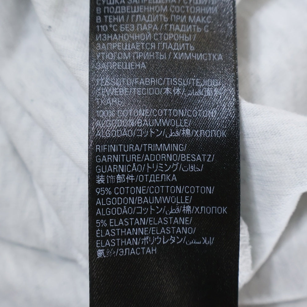 BALENCIAGA(バレンシアガ) 24SS Music Archive Series Connected L/S T-Shirt アーカイブロゴ ダメージ加工 長袖Tシャツ ロンT グレー 781245 TQVA1