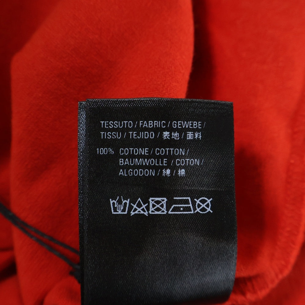 BALENCIAGA(バレンシアガ) Hello My Name Is Demna T-Shirt ダメージ加工 半袖Tシャツ レッド 651795 TJVN3