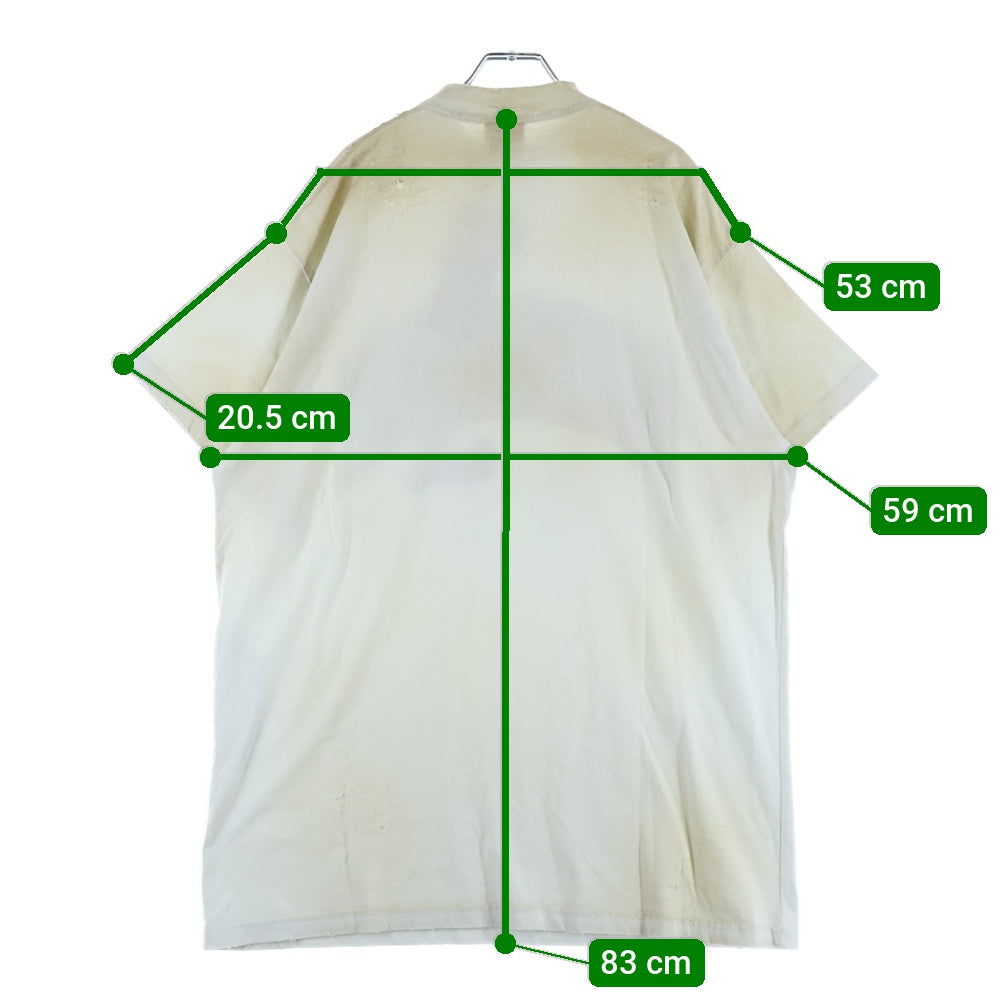 BALENCIAGA(バレンシアガ) Skater T-Shirt ダメージ加工 スケーター 半袖Tシャツ ホワイト 739028 TOVN2