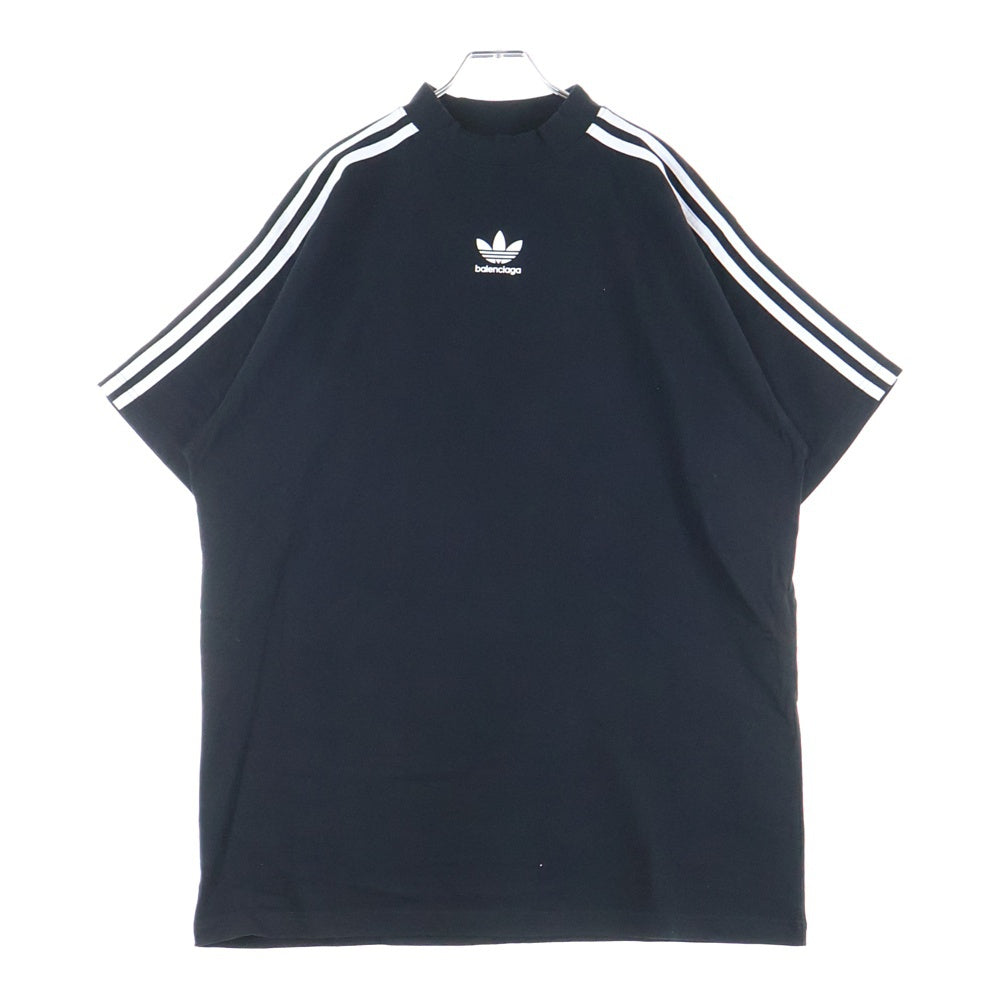 BALENCIAGA(バレンシアガ) ×adidas T-Shirt アディダス 半袖Tシャツ ブラック 739101 TNVA6