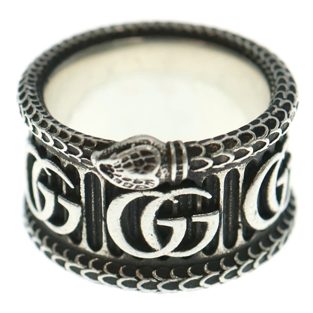 GUCCI(グッチ) Double G Snake Ring ダブルG スネークリング シルバー 577201