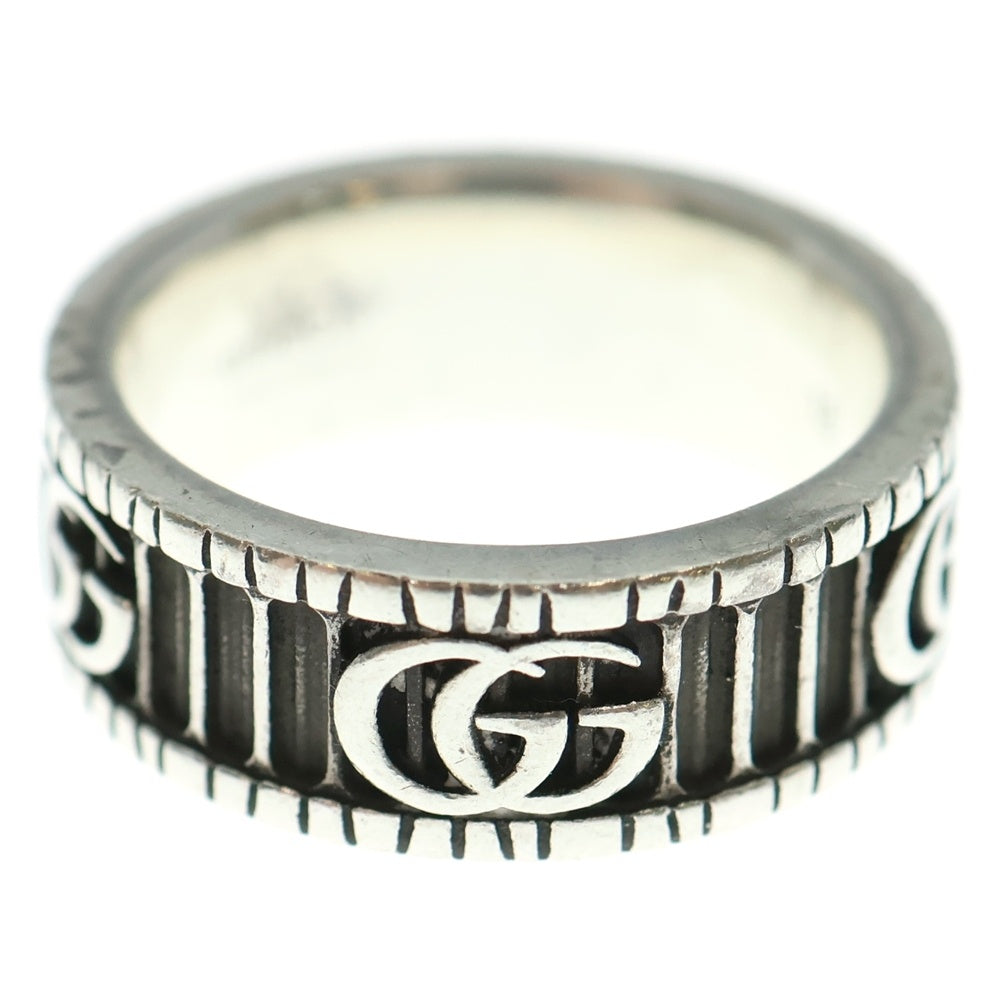 GUCCI(グッチ) Double G Wide Ring ダブルG ワイドリング シルバー 577201