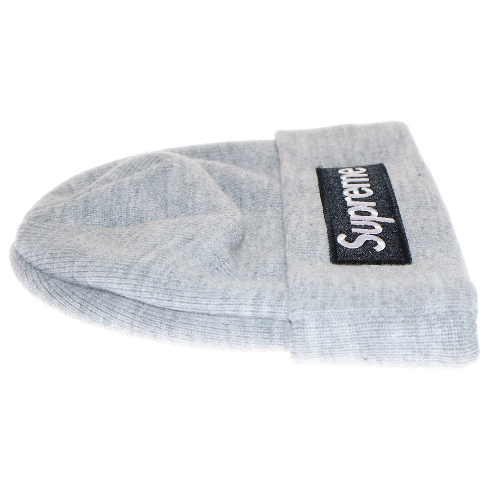 SUPREME(シュプリーム) 22AW New Era Box Logo Beanie ニューエラ ボックスロゴ ビーニー ニット帽 グレー