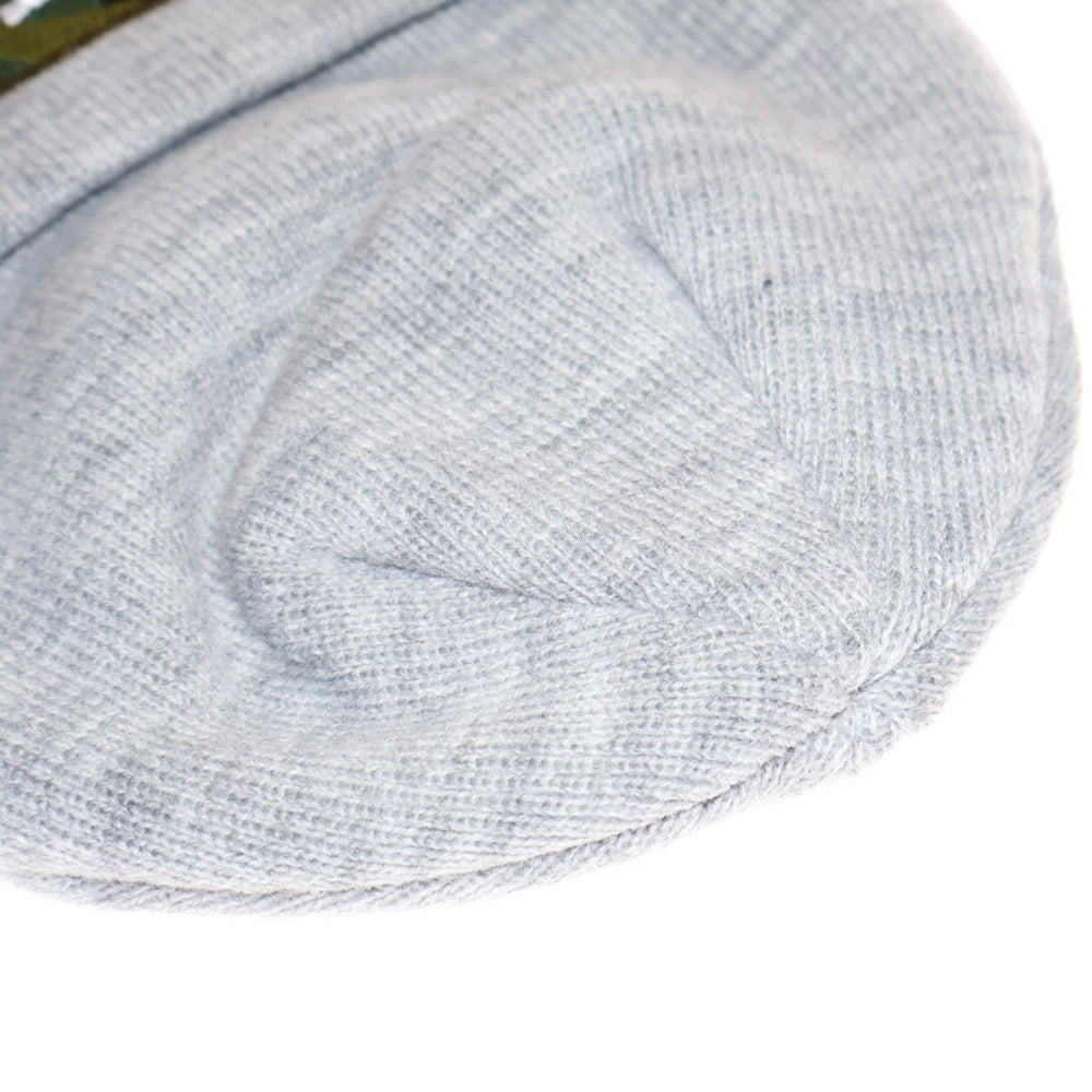 SUPREME(シュプリーム) 23AW New Era Box Logo Beanie ニューエラ ボックスロゴ カモフラージュ ビーニー ニット帽 グレー