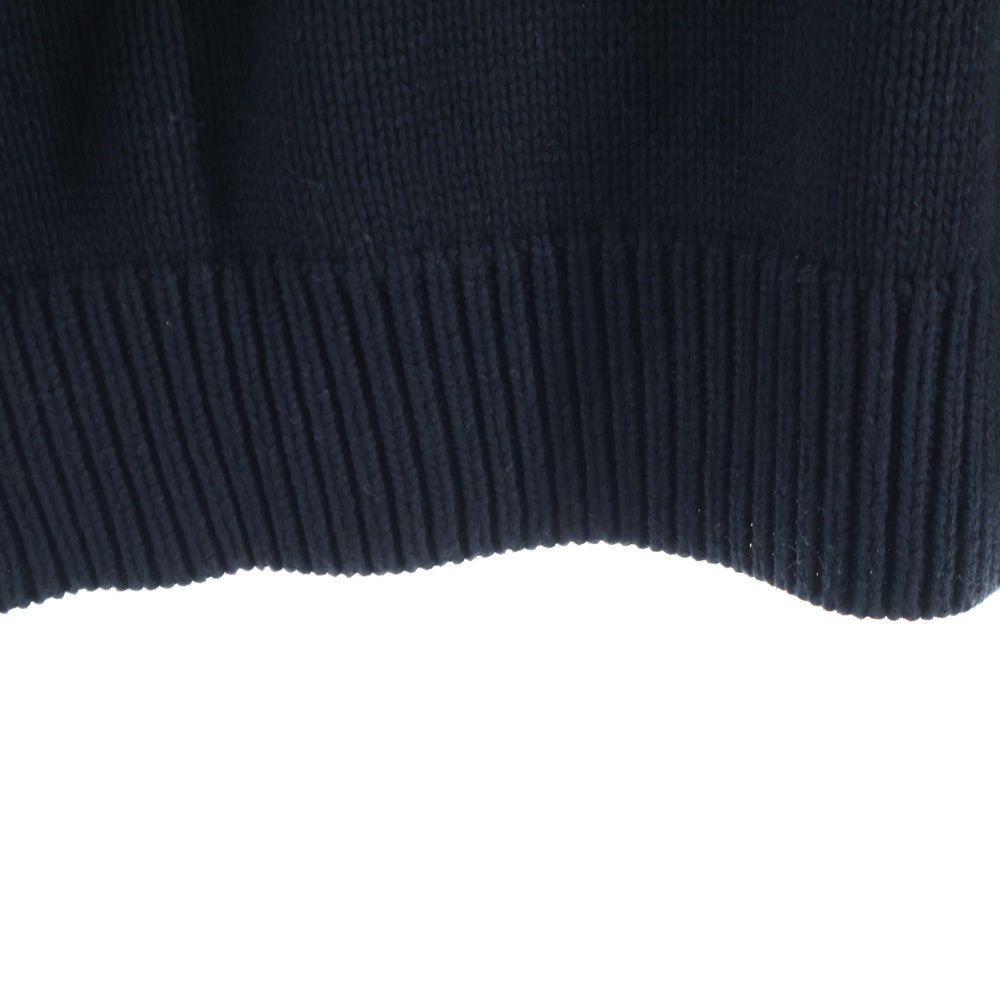 SUPREME(シュプリーム) 21AW Chenille Logo Sweater シェニール ロゴ クルーネック ニット セーター ブラック