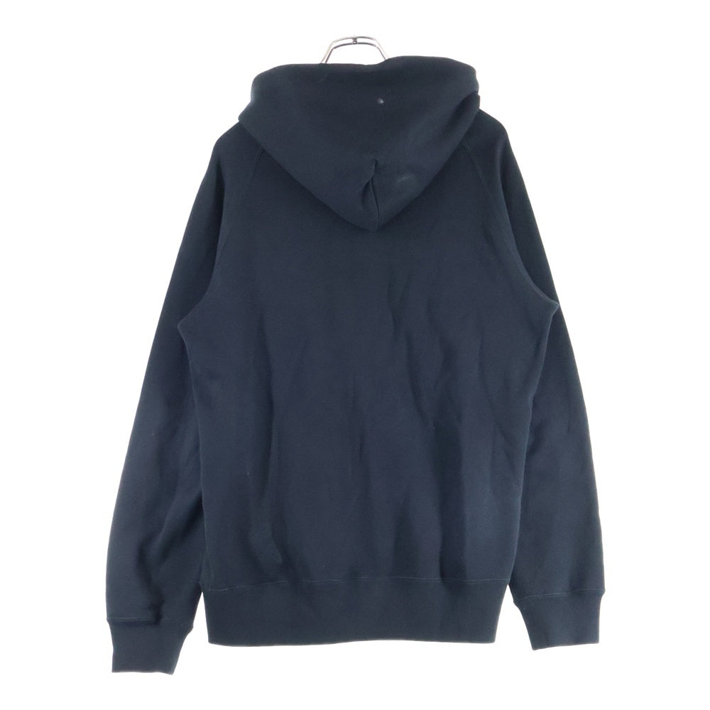 Sacai(サカイ) ×KAWS Embroidery Hoodie カウズ ロゴ刺繍 プルオーバースウェットパーカー フーディ ブラック 21-0283S