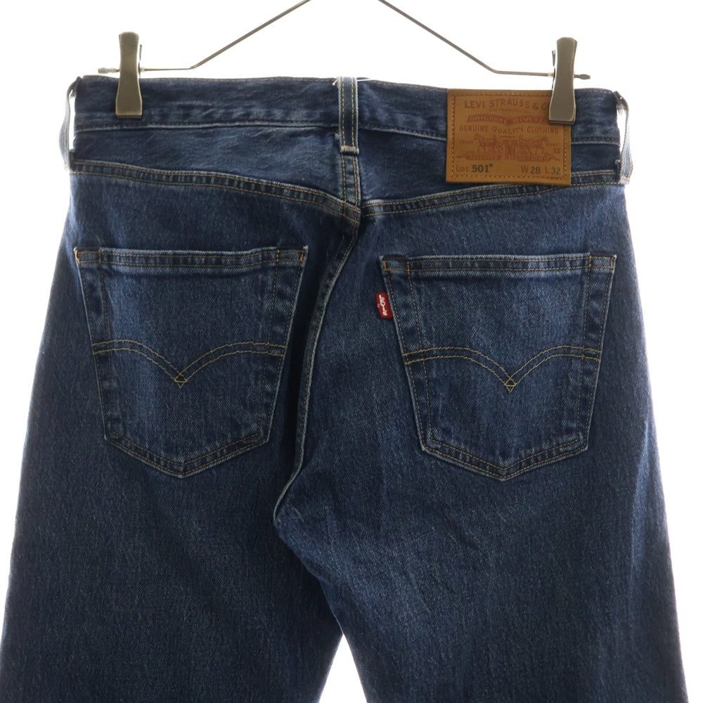 Levi's(リーバイス) 501 ボタンフライ ストレートストレッチデニムパンツ インディゴ PC9-00501-3683