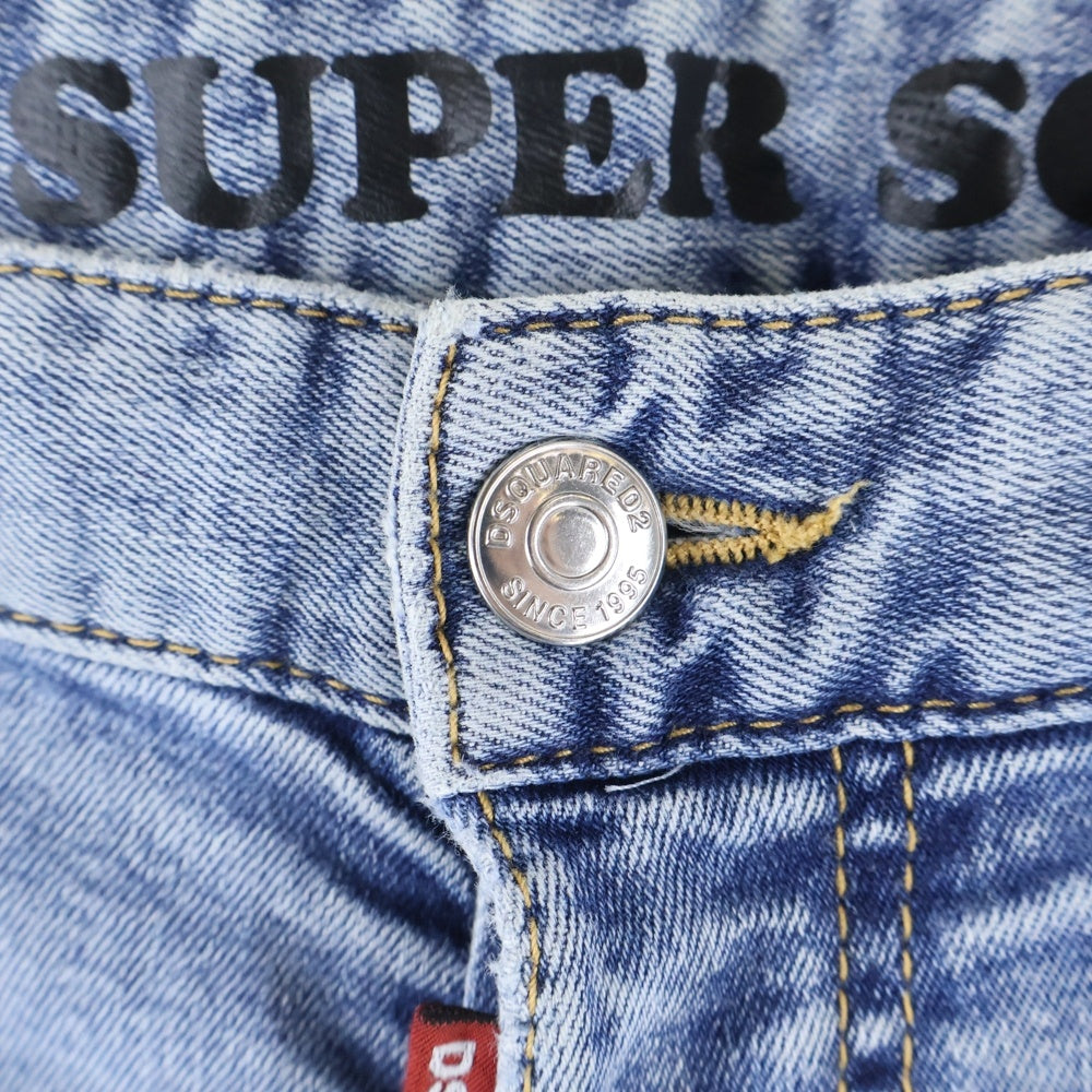 DSQUARED2(ディースクエアード) Jogging Long Crotch ジョギングロング ストレッチパンツ インディゴ S74KB0868 S30805