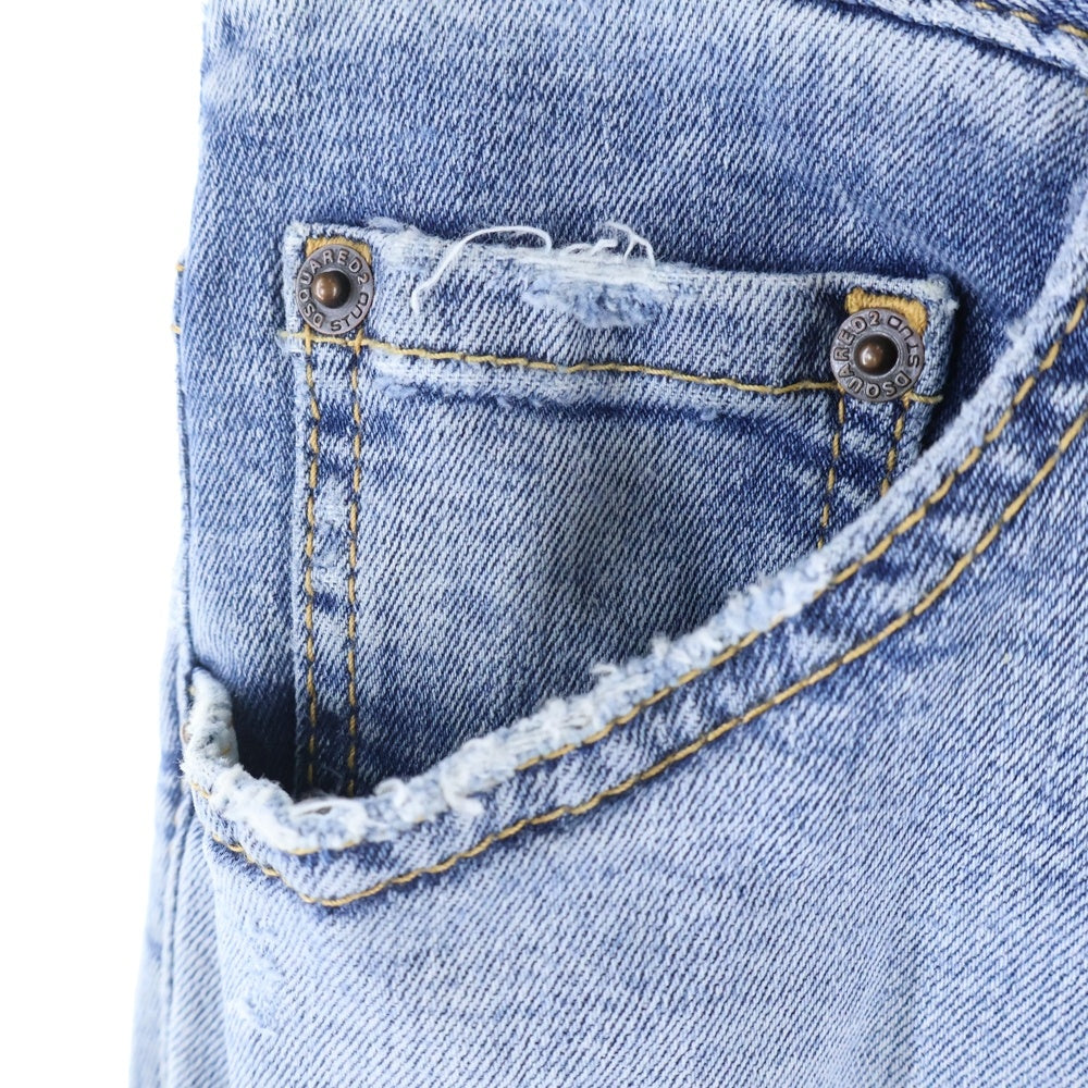 DSQUARED2(ディースクエアード) Jogging Long Crotch ジョギングロング ストレッチパンツ インディゴ S74KB0868 S30805