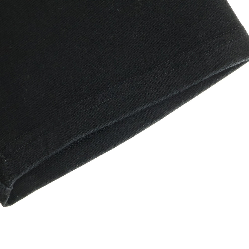 GOD SELECTION XXX(ゴッドセレクショントリプルエックス) フロントロゴプリント 半袖Tシャツ ブラック