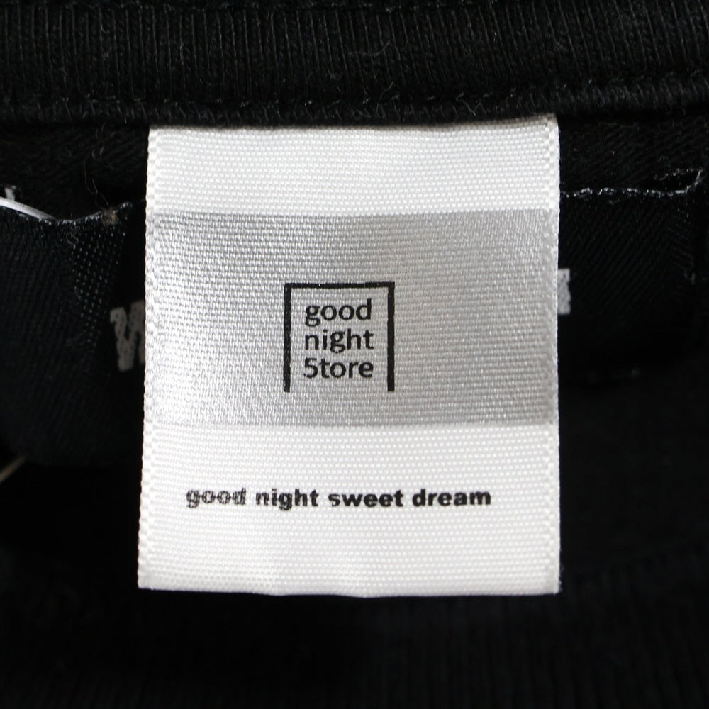 GOD SELECTION XXX(ゴッドセレクショントリプルエックス) ×WIND AND SEA ウィンダンシー ロゴプリント 半袖Tシャツ ブラック GN223