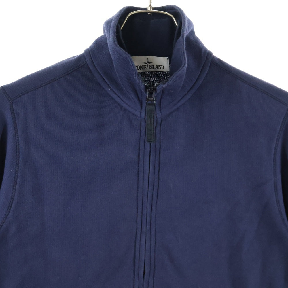 STONE ISLAND(ストーンアイランド) WAPPEN COTTON ZIP-UP JACKET ユニセックス ワッペンコットン ジップアップジャケット ネイビー