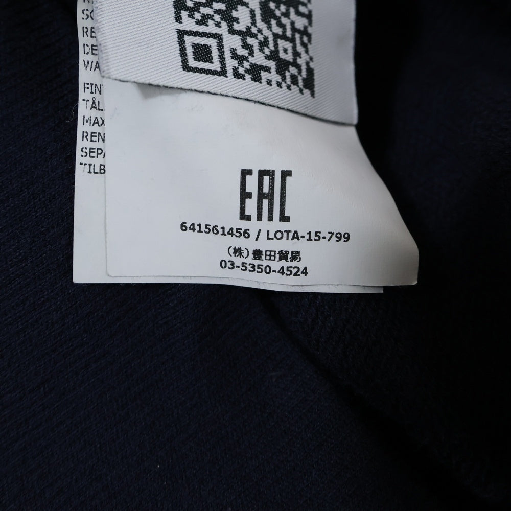 STONE ISLAND(ストーンアイランド) WAPPEN COTTON ZIP-UP JACKET ユニセックス ワッペンコットン ジップアップジャケット ネイビー