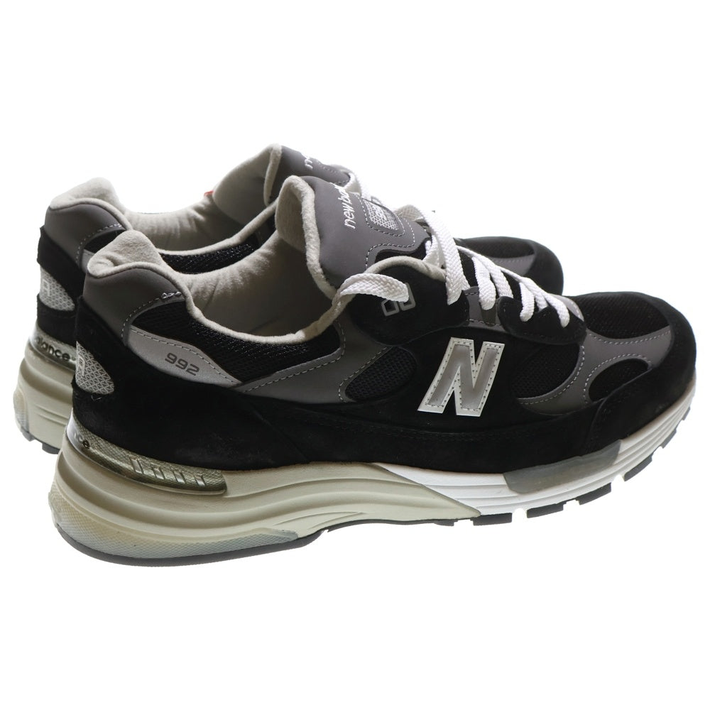 New Balance(ニューバランス) 992 スエード ローカットスニーカー ブラック U992BK US12/30cm