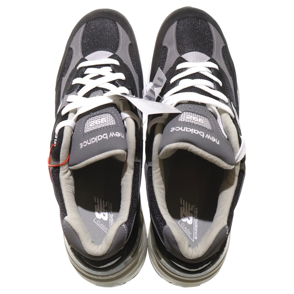 New Balance(ニューバランス) 992 スエード ローカットスニーカー ブラック U992BK US12/30cm