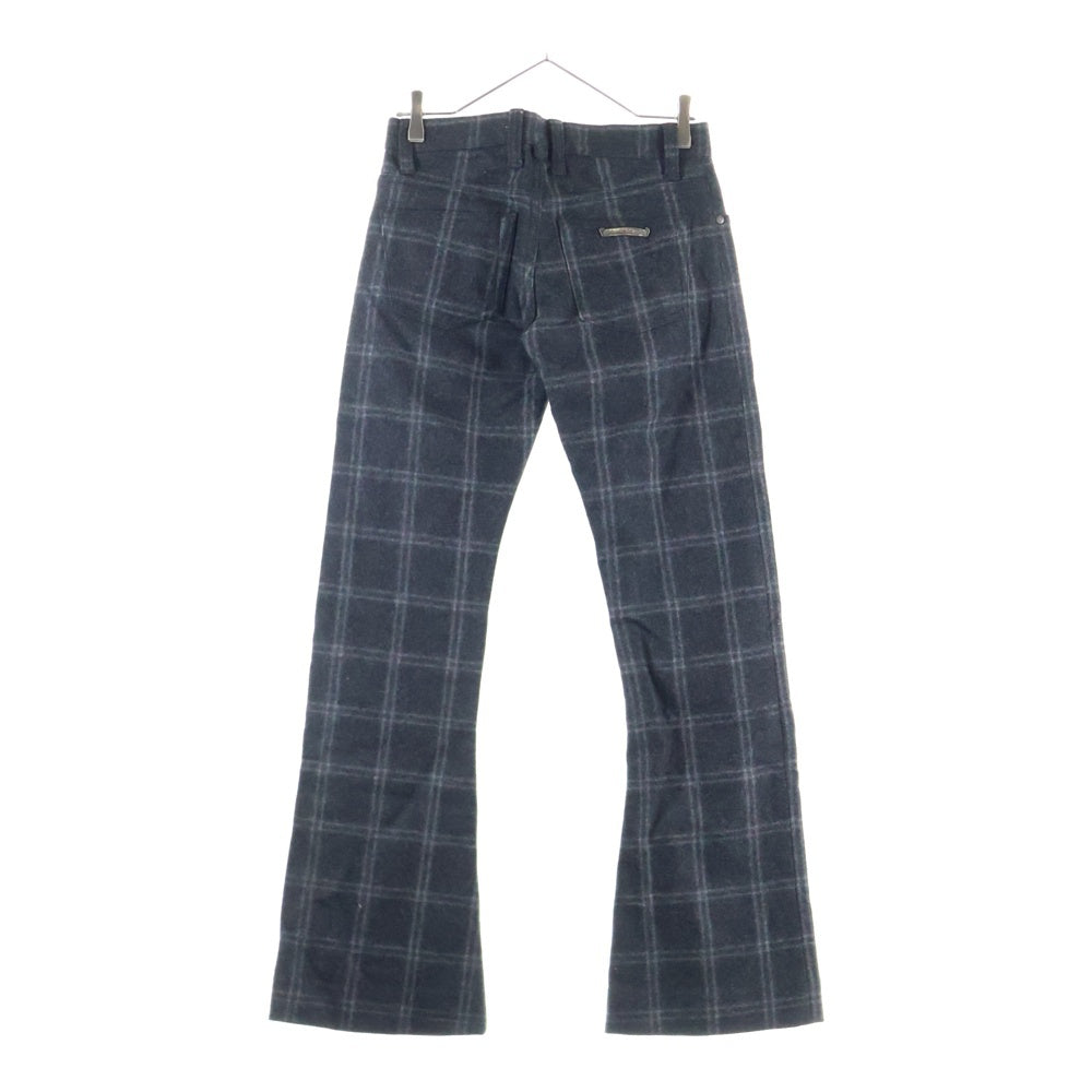 CHROME HEARTS(クロムハーツ) WOOL FLARE PANT ウール フレアパンツ クロスボール ブラック