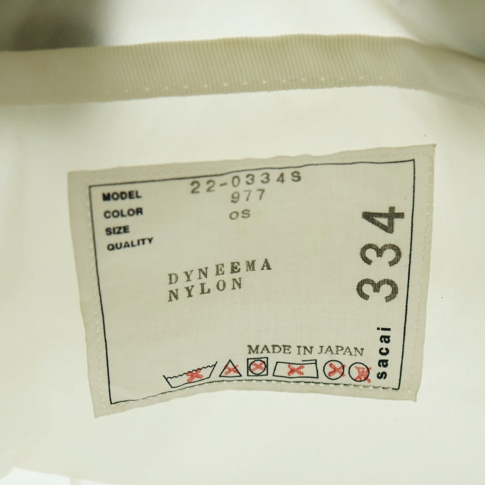 Sacai(サカイ) 22SS NYLON MINI TOTE BAG ナイロン ミニトートバッグ グレー 22ー0334S