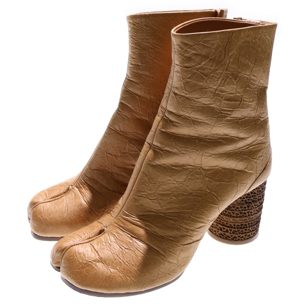 Maison Margiela 22(メゾンマルジェラ) TABI BOOTS 足袋 ブーツ シワ加工 シューズ レディース ベージュ S58WU0381