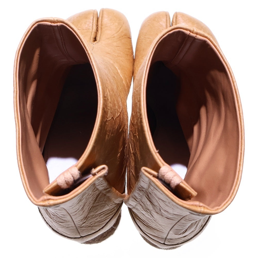 Maison Margiela 22(メゾンマルジェラ) TABI BOOTS 足袋 ブーツ シワ加工 シューズ レディース ベージュ S58WU0381