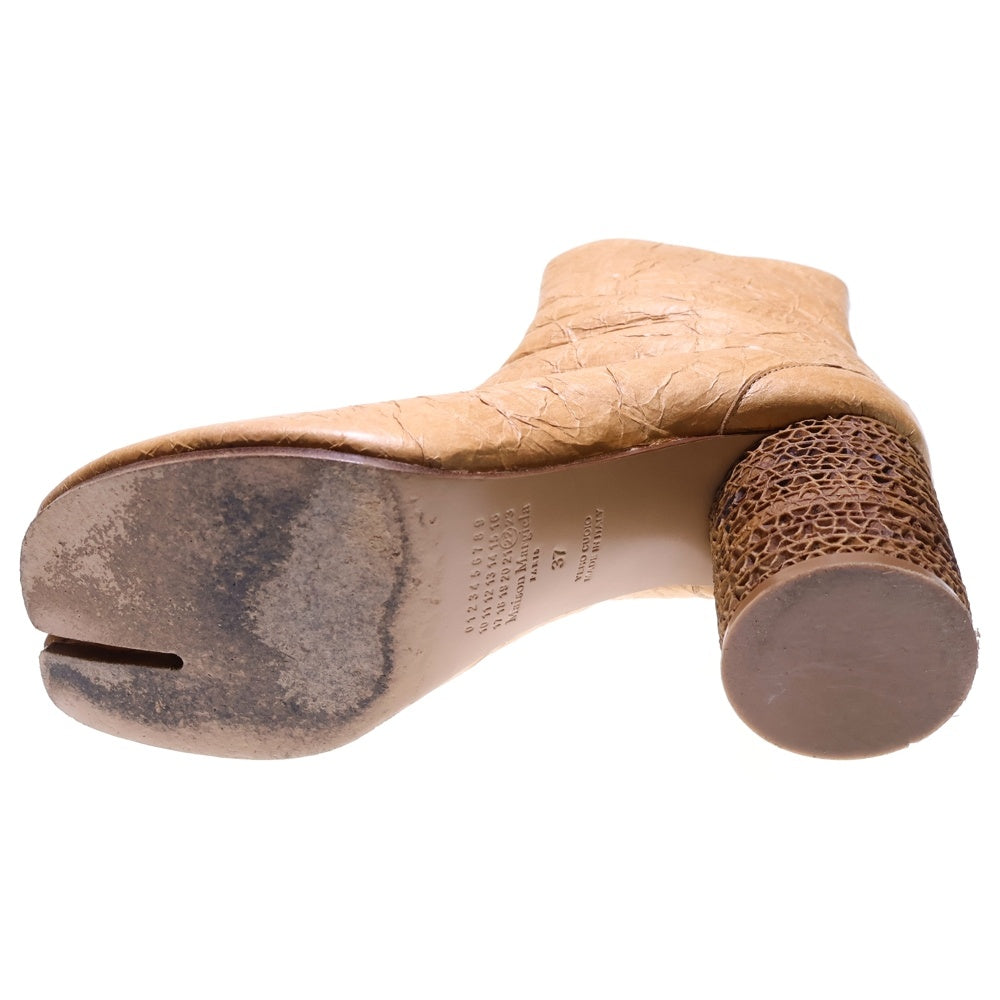 Maison Margiela 22(メゾンマルジェラ) TABI BOOTS 足袋 ブーツ シワ加工 シューズ レディース ベージュ S58WU0381