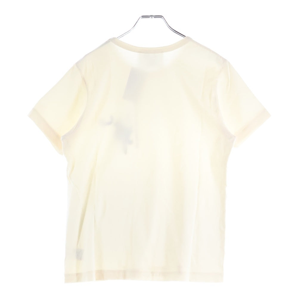 NO BRAND(ノーブランド) JANTJE ONTEMBAAR ヤンチェ オンテンバール フロントプリント 半袖Tシャツ カットソー レディース アイボリー /KMM-39030-A