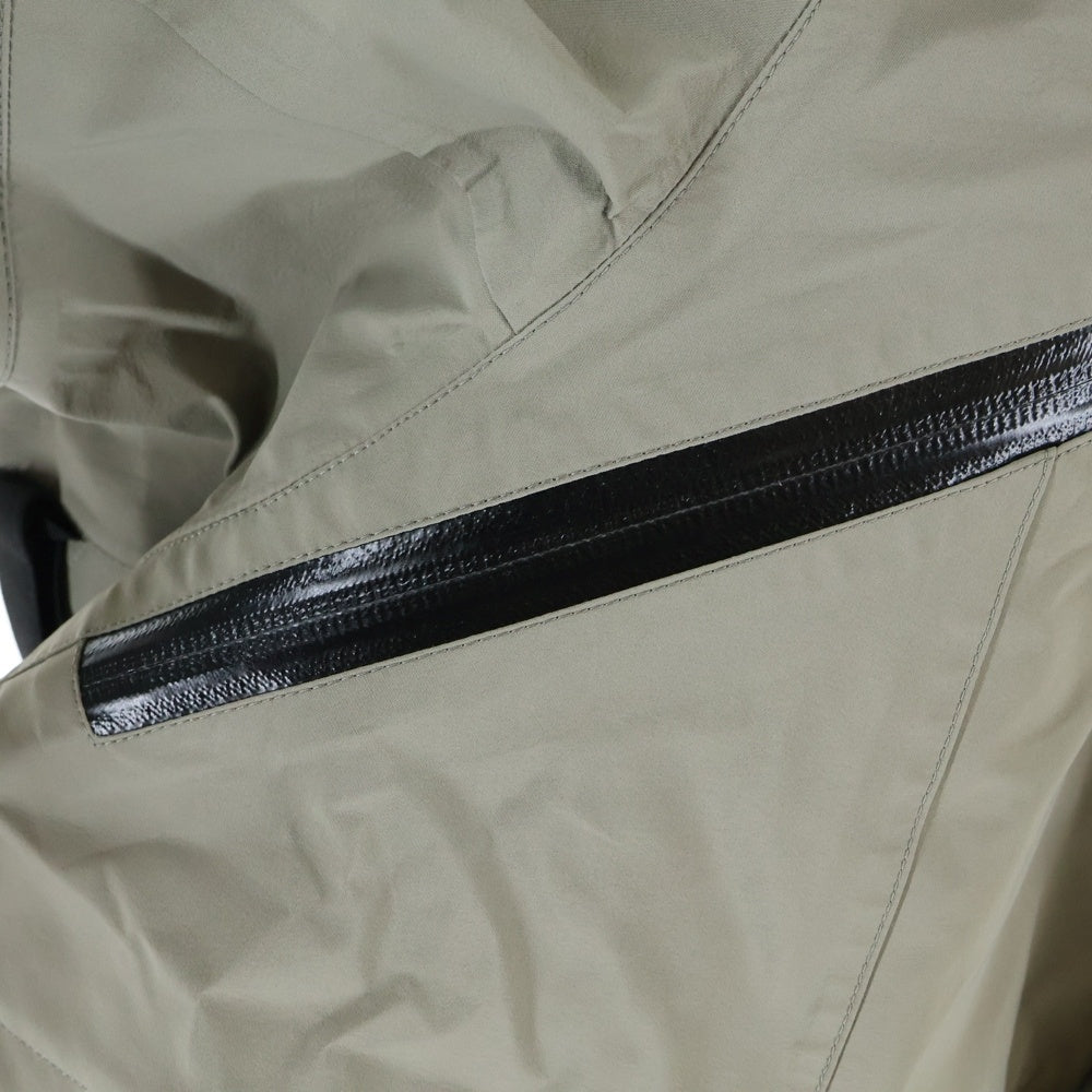 Sacai(サカイ) 22SS ×ACRONYM CROP JACKET アクロニウム ジップアップ フード クロップドジャケット ベージュ レディース 22-06011