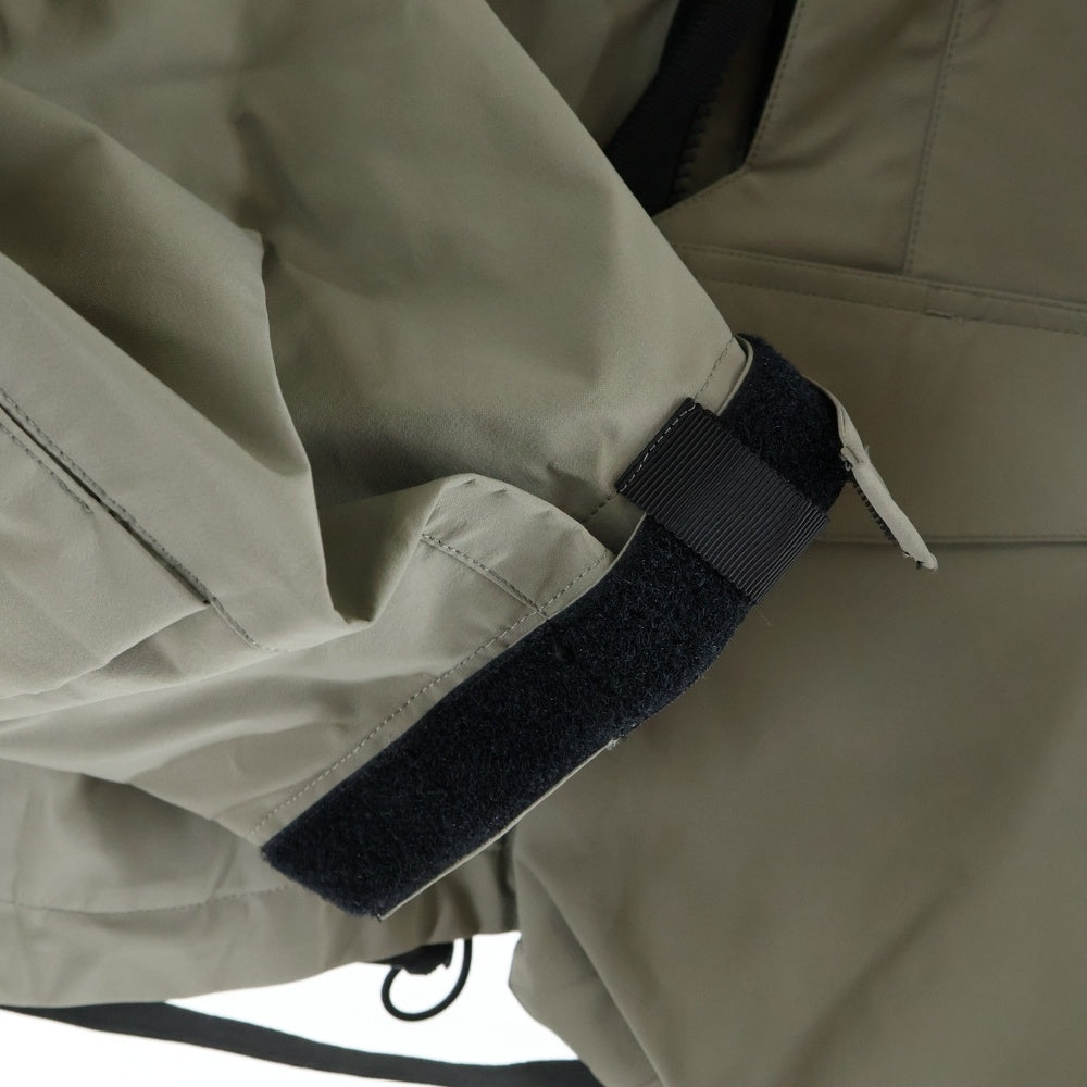 Sacai(サカイ) 22SS ×ACRONYM CROP JACKET アクロニウム ジップアップ フード クロップドジャケット ベージュ レディース 22-06011