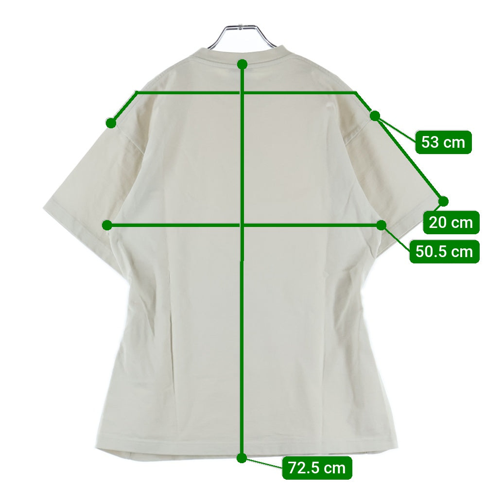 BALENCIAGA(バレンシアガ) 22SS Waist Shape Tee ウエストシェイプ オーバーサイズ 半袖Tシャツ カットソー レディース ホワイト 724524 TNVM7