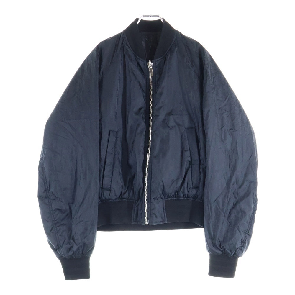 DIOR(ディオール) 21AW オブリーク リバーシブル ボンバージャケット MA-1 ブラック 183C432A4462