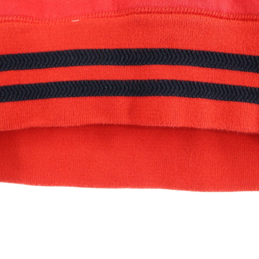 DIOR(ディオール) 21SS×STUSSY CHICAGO BULLS ショーンステューシー シカゴブルズ ロゴ刺繍プルオーバーパーカー レッド 183J653A0531