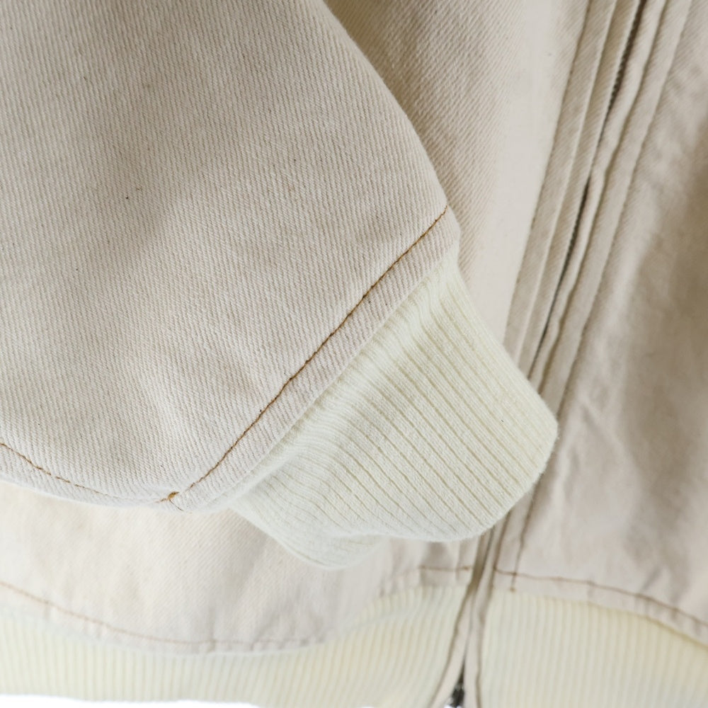 DIOR(ディオール) 23AW × Denim Tears フロントロゴワッペンブルゾンジャケット ベージュ 393D493AY525