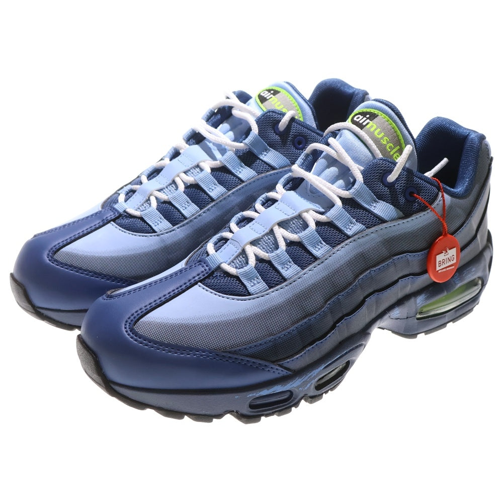 NIKE(ナイキ) ×Yu-Gi-Oh! AIR MUSCLE 95 QS YGO 遊戯王 エアマックス95 ローカットスニーカー ブルー US10/28cm II7404-400