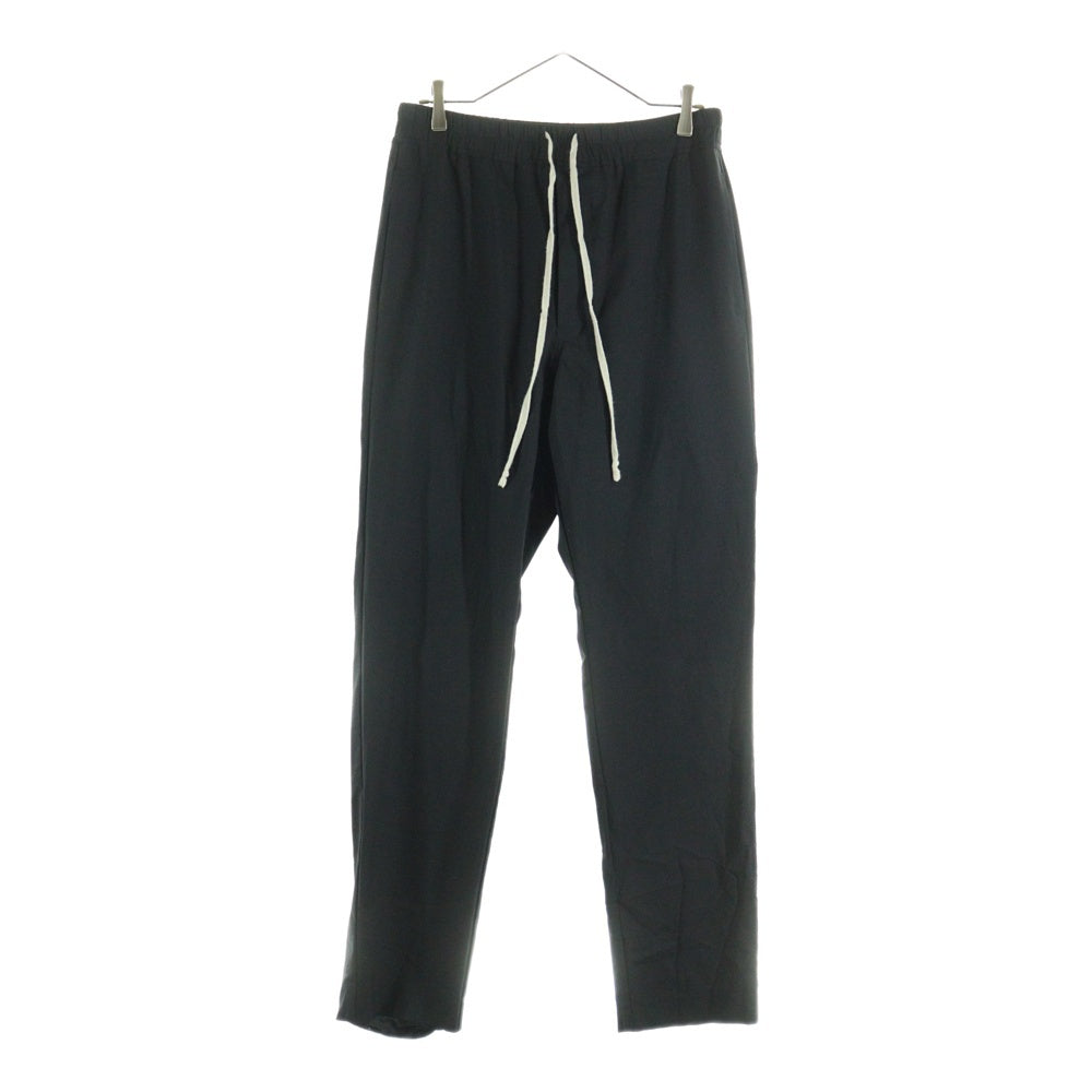 Rick Owens(リックオウエンス) 22AW DRAWSTRING SLIM LONG ドローストリング スリムロングイージーパンツ ブラック RU02B2390-ZL