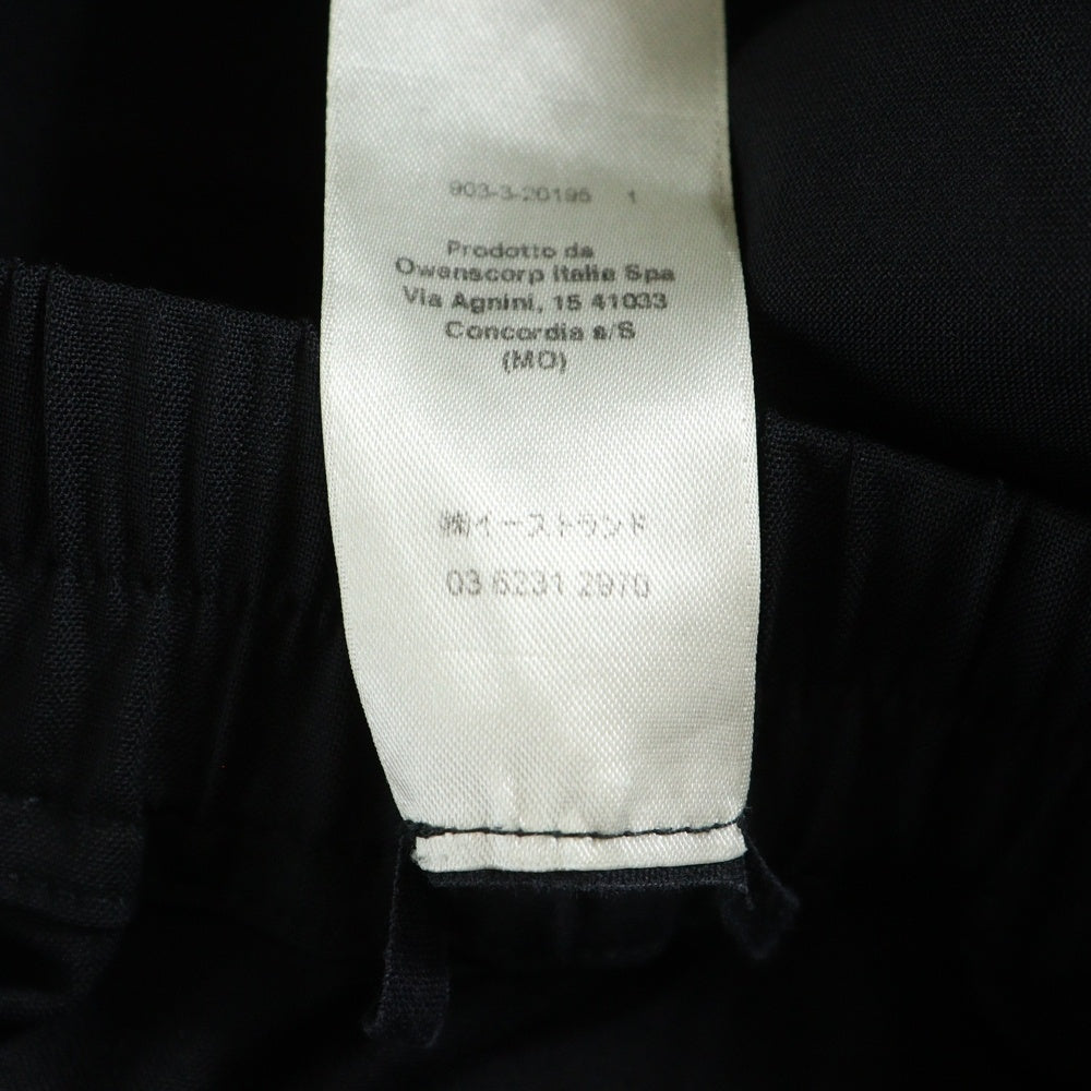 Rick Owens(リックオウエンス) 22AW DRAWSTRING SLIM LONG ドローストリング スリムロングイージーパンツ ブラック RU02B2390-ZL