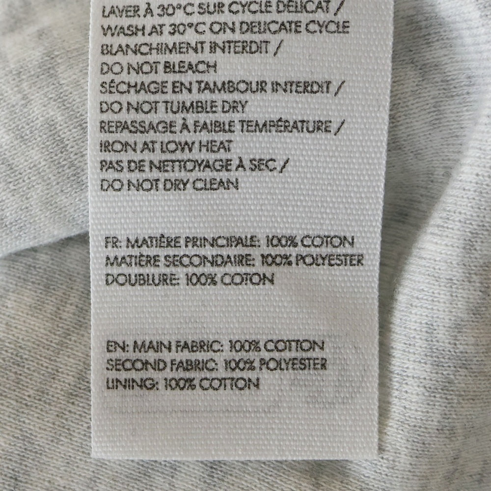 JACQUEMUS(ジャックムス) 25SS Le Hoodie Torneo バックロゴデザイン ダブルジップアップパーカー スウェットフーディ グレー 255JS302-2465