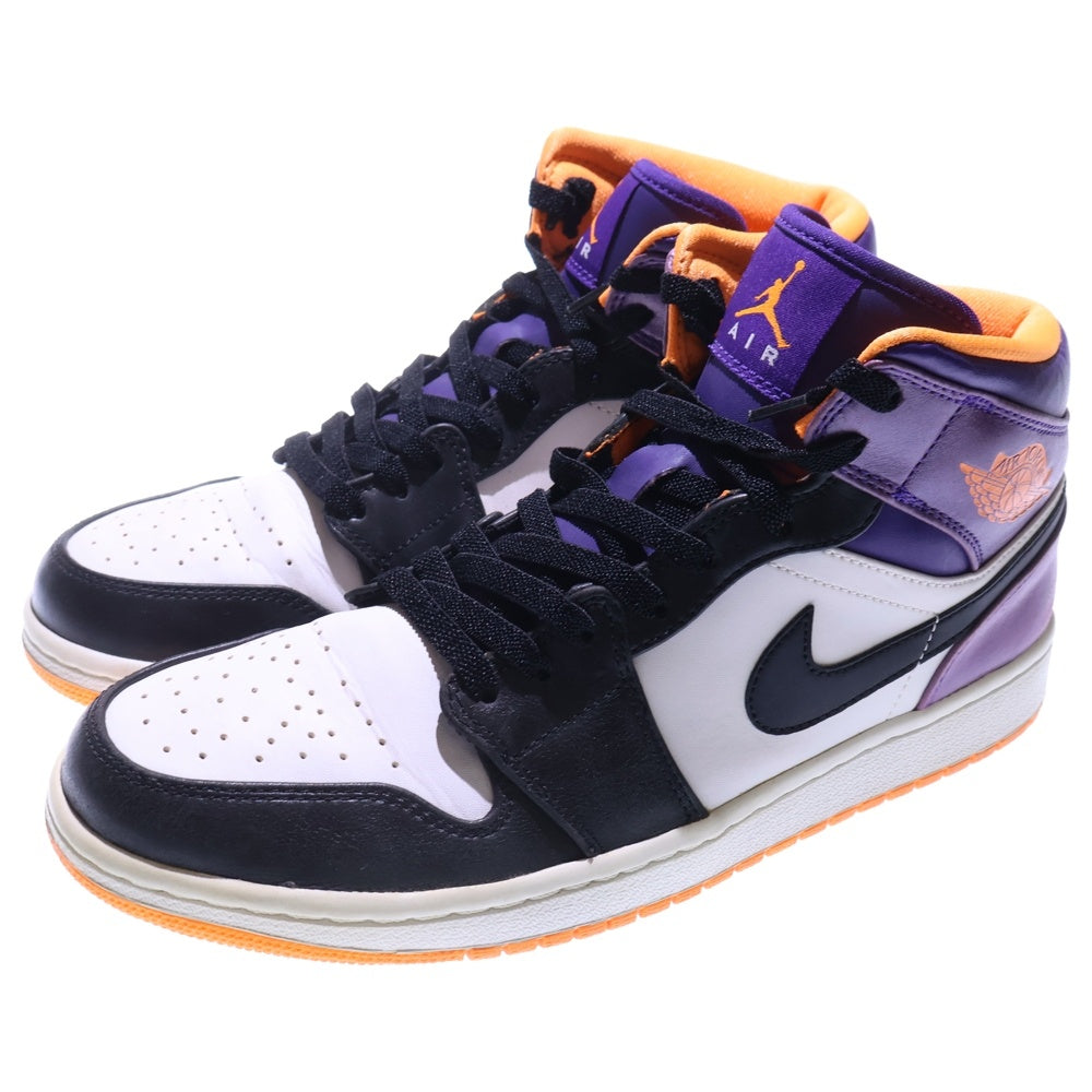 NIKE(ナイキ) 【観賞用2012年製】 AIR JORDAN 1 MID エアジョーダン1 フェニックスサンズ ミッドカットスニーカー US9.5/27.5cm ホワイト