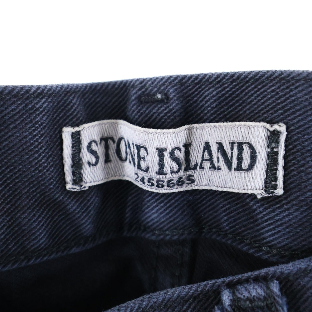 STONE ISLAND(ストーンアイランド) Denim Pants ロゴワッペン デニムパンツ ネイビー 541531BUZ