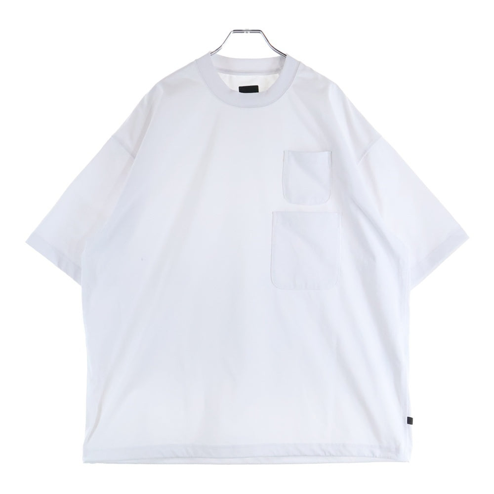 DAIWA PIER39(ダイワ ピアサーティナイン) TECH W/POCKET CREW TEE ダブルポケット 半袖Tシャツ ホワイト BE-32025