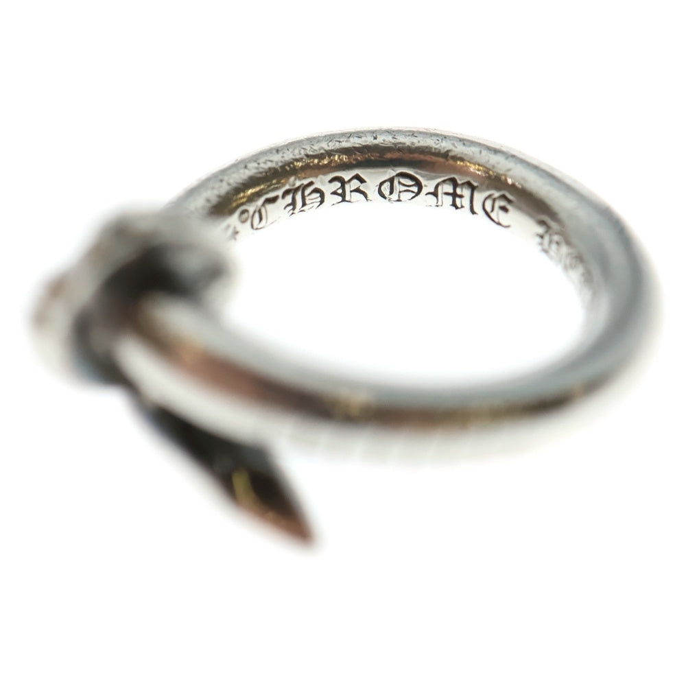 CHROME HEARTS(クロムハーツ) NAIL CRSBALL ネイル クロスボール リング シルバー BCA349